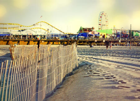 On a Winters Day, Santa Monica Beach #1