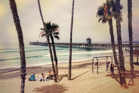 Playing on the Winter Strand #2