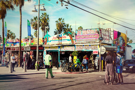 Beach Bustle, Venice